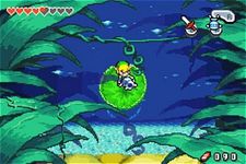 une photo d'Ã©cran de The Legend of Zelda - The Minish Cap sur Nintendo Game Boy Advance